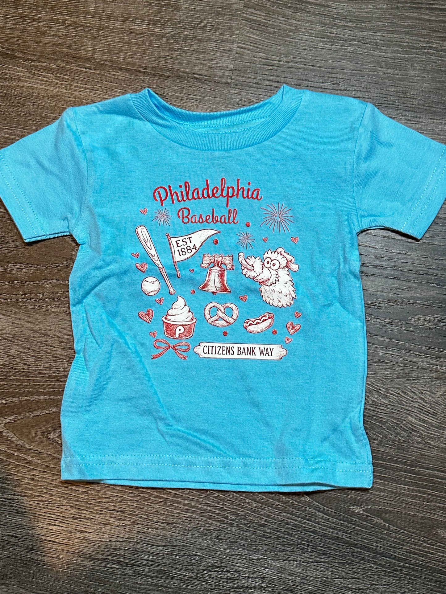 Toddler Philly Baseball Essential Tee